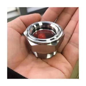 Cristal de mira de aceite de acero inoxidable de 12_6