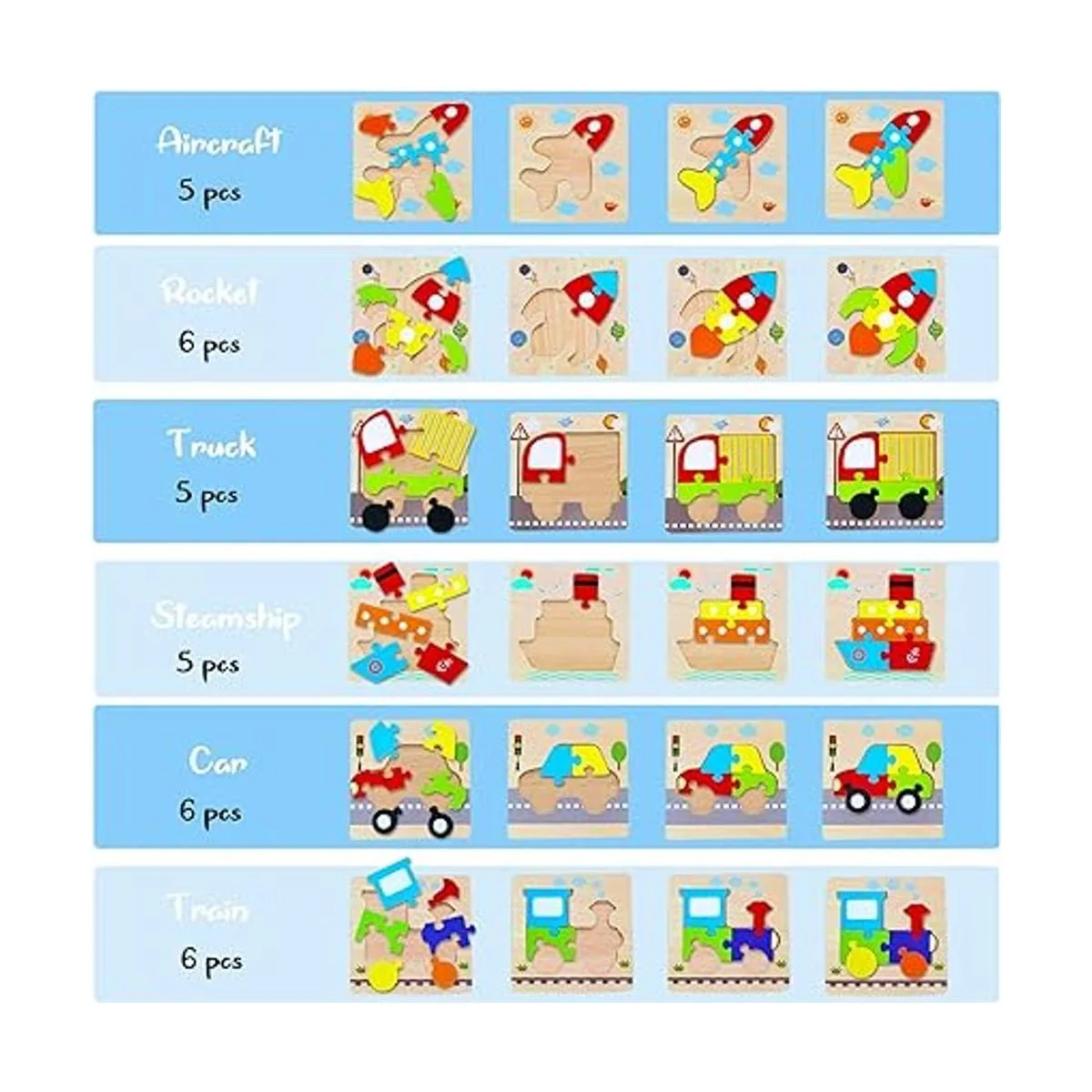 Rompecabezas de madera para niños de 1 2 3 años 6_4