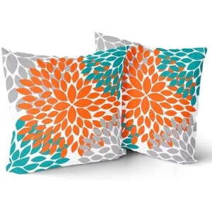 Juego de 2 fundas de almohada decorativas de algodón_2