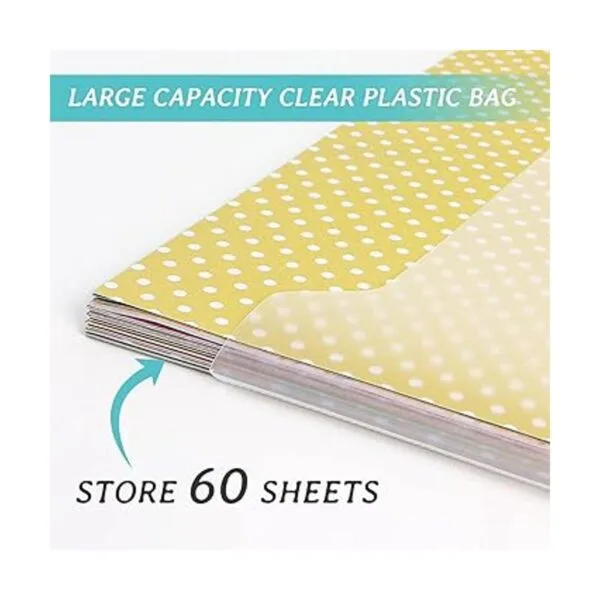 Caydo 12 piezas de almacenamiento de papel para álbumes de_3