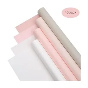 HYSSINOWRAP 40 hojas de 4 colores de doble cara papel de_3
