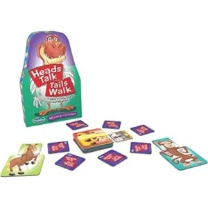 Think Fun Heads Talk Tails Walk Preescolar Juguete y juego_1