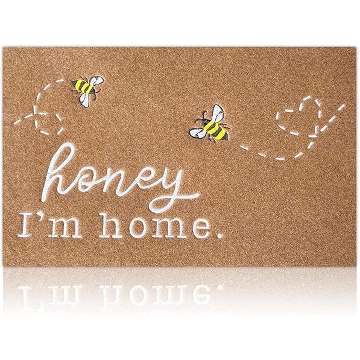 Bee Welcome Mats Tapete de bienvenida para interiores y_1