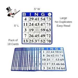 MR CHIPS Juego de bingo con tarjetas de bingo y fichas 18_3