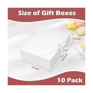 BoShahai 10 cajas de regalo con tapas caja de regalo de_2