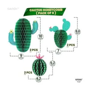 Centros de mesa Green Fiesta de cactus para mesas 10_4