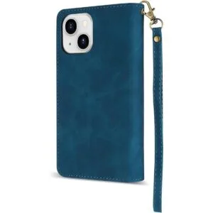 ZZXX Funda para iPhone 14 con bloqueo RFID ranura para_4