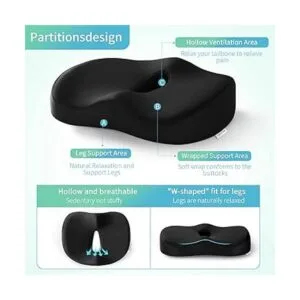 Cojines de asiento de espuma viscoelástica para silla de_3