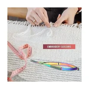 Shynai 2 tijeras de costura bordadas de 4.7 pulgadas_4