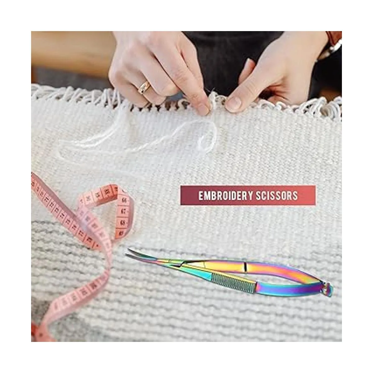 Shynai 2 tijeras de costura bordadas de 4.7 pulgadas_4