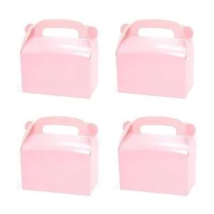 Oletx Paquete de 30 cajas de regalo de fiesta color rosa_1
