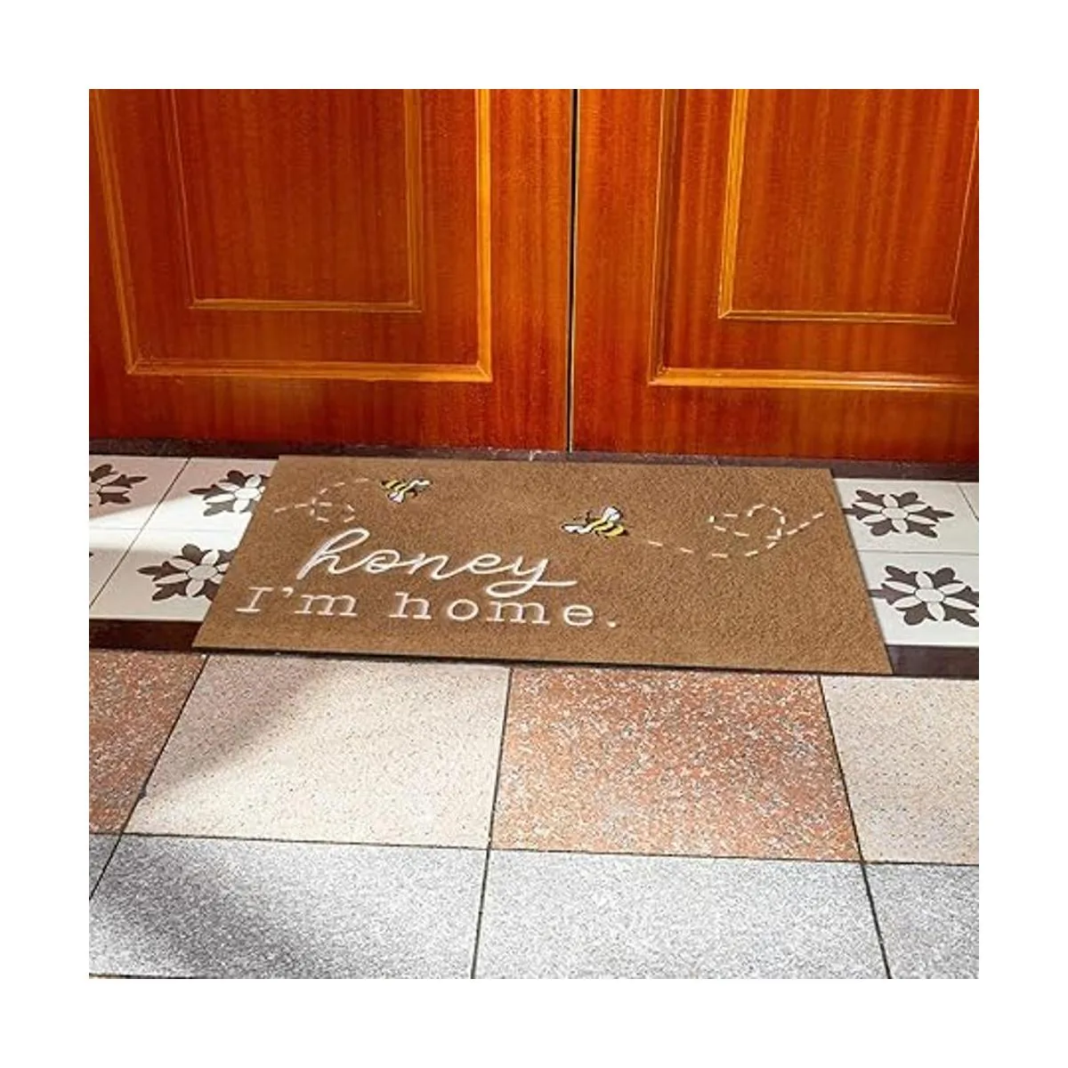 Bee Welcome Mats Tapete de bienvenida para interiores y_6