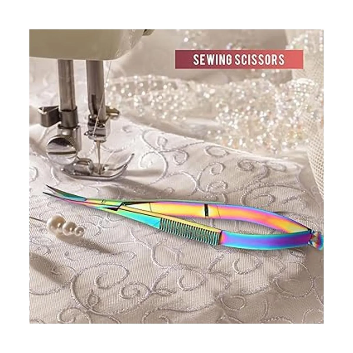 Shynai 2 tijeras de costura bordadas de 4.7 pulgadas_5