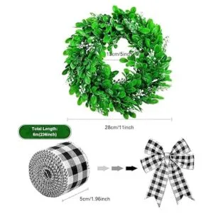 WILLBOND 2 coronas artificiales para exteriores de 11.8_2