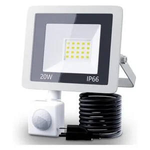 MIWAT Luz de inundación LED con sensor de movimiento de 20_1