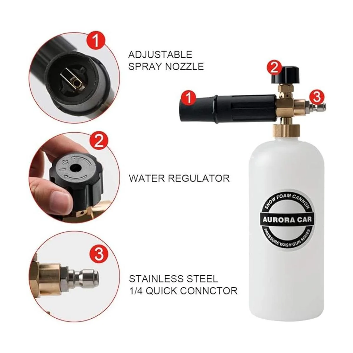 El cañón de espuma AURORA CAR se utiliza para de_6
