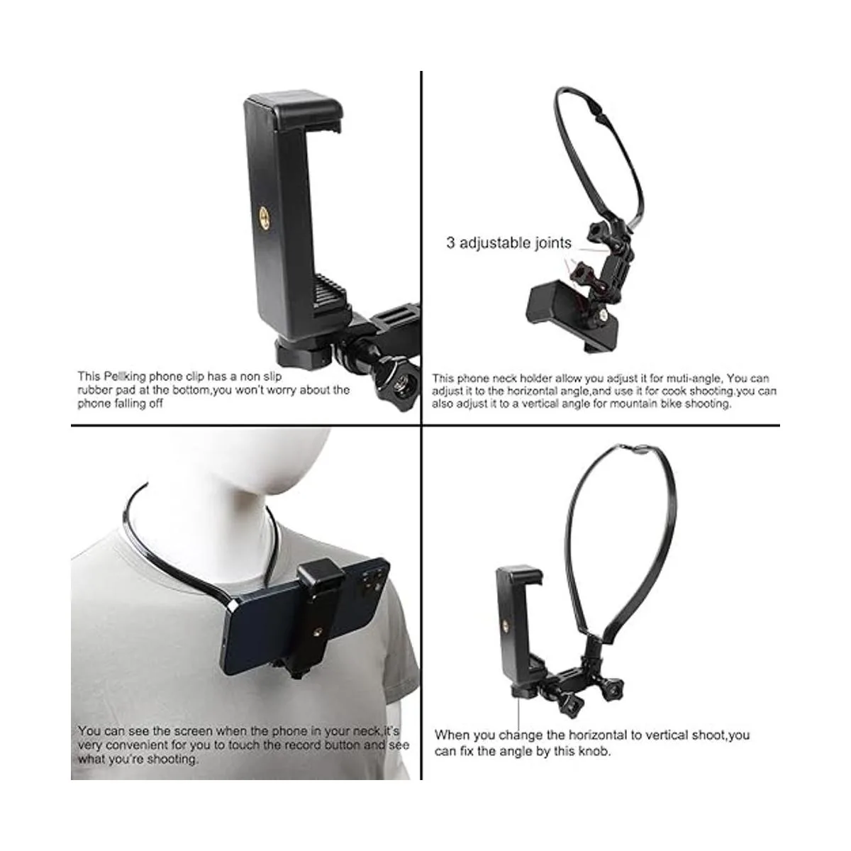 Pellking POVVlog Soporte para el cuello para smartphone_3