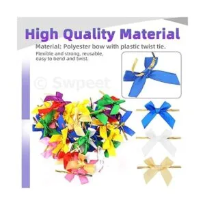 Swpeet 202 lazos de cinta torcida de colores mixtos y_3