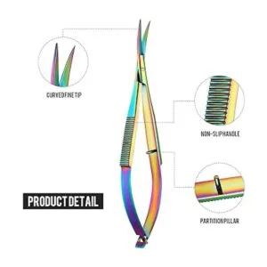 Shynai 2 tijeras de costura bordadas de 4.7 pulgadas_2