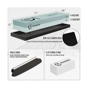 Goodjob Juego de piedra de afilar cuchillos japonesa de_2