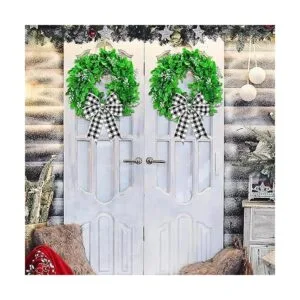 WILLBOND 2 coronas artificiales para exteriores de 11.8_6