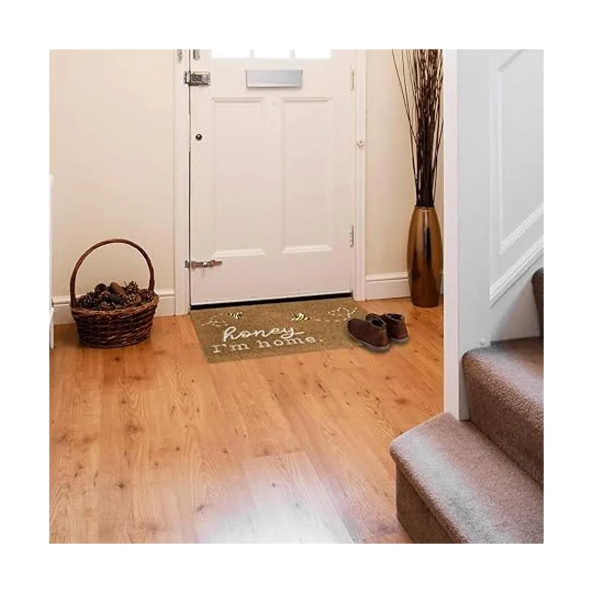 Bee Welcome Mats Tapete de bienvenida para interiores y_7