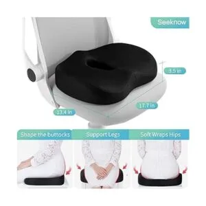 Cojines de asiento de espuma viscoelástica para silla de_5