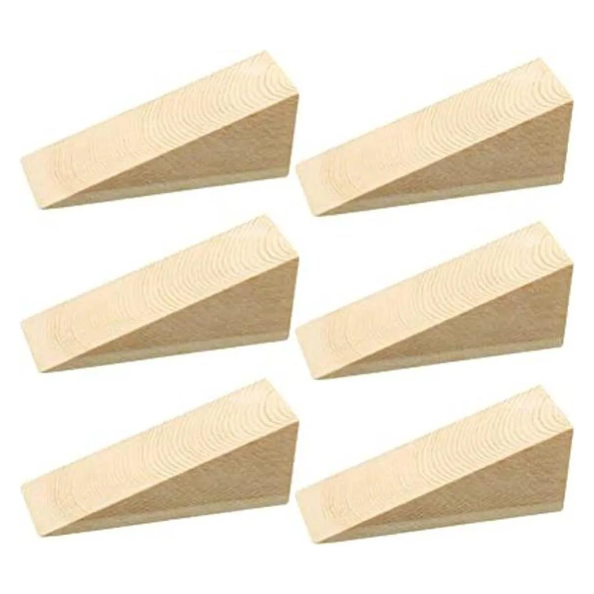 6 piezas de tope de puerta antideslizante de madera para_1
