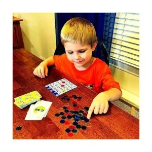 MR CHIPS Juego de bingo con tarjetas de bingo y fichas 18_2