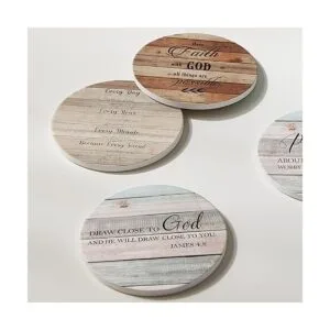 Hoomey Posavasos para bebidas con versículos de la Biblia_3