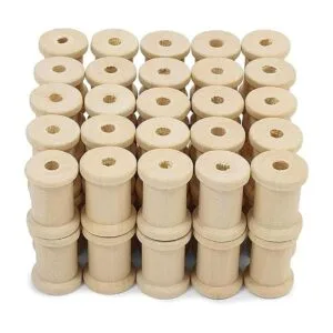 Bobinas de madera vacías para manualidades 075 x 1_4
