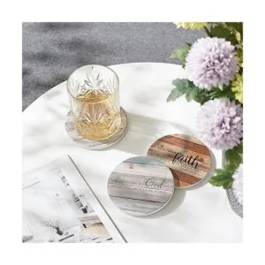 Hoomey Posavasos para bebidas con versículos de la Biblia_2