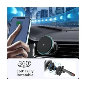Aryuop Cargador magnético inalámbrico para automóvil con_2