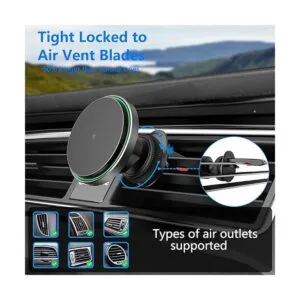 Aryuop Cargador magnético inalámbrico para automóvil con_3