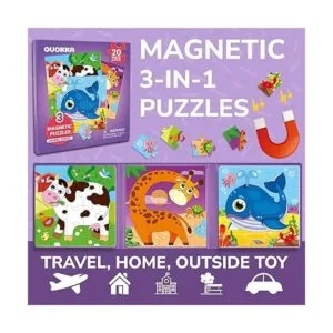 QUOKKA Rompecabezas magnéticos para niños de 1 a 3 años_2