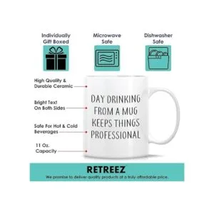 Taza divertida de Retreez Taza de café de cerámica con_3