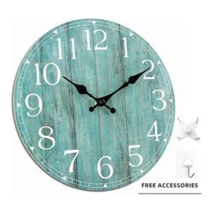 HYLANDA Reloj de pared de 10 pulgadas color verde_2