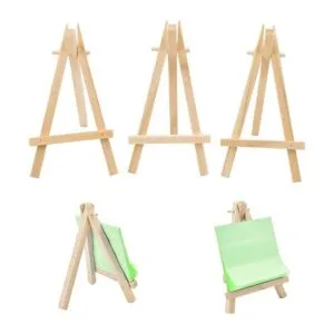 Elsjoy Paquete de 50 varillas cuadradas de madera de pino_6