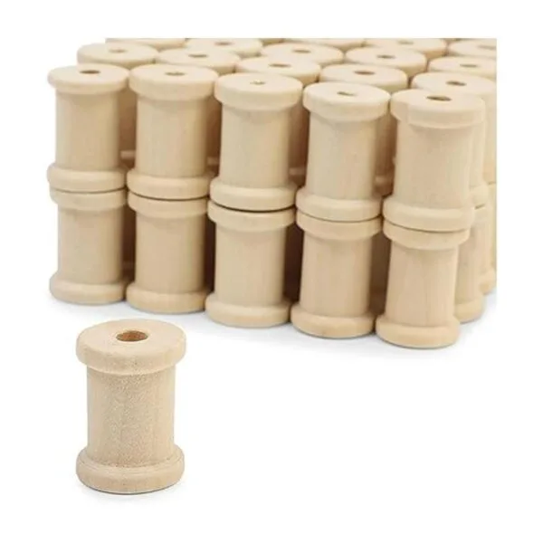 Bobinas de madera vacías para manualidades 075 x 1_3