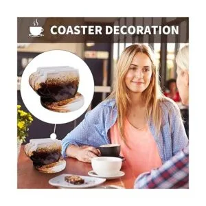 11 Pieces Set of Coffee Cup Resin Coaster Molds Shaker_4