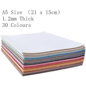 30 piezas tamaño A5 6 x 8 pulgadas color sólido de 0.2_2