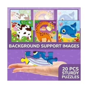 QUOKKA Rompecabezas magnéticos para niños de 1 a 3 años_4