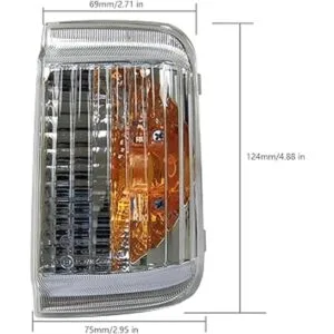 KYYET Luz intermitente de espejo lateral derecho del_6