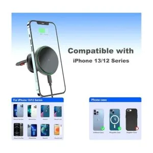 Aryuop Cargador magnético inalámbrico para automóvil con_5