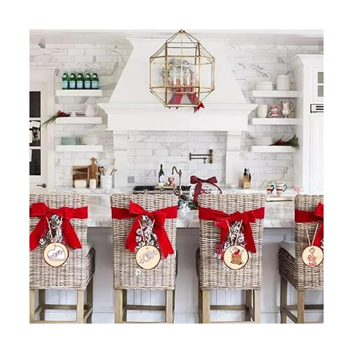 TICIOSH Juego de 50 piezas de cortes madera natural de_7