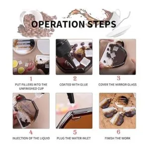 11 Pieces Set of Coffee Cup Resin Coaster Molds Shaker_6