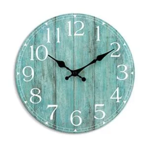 HYLANDA Reloj de pared de 10 pulgadas color verde_1