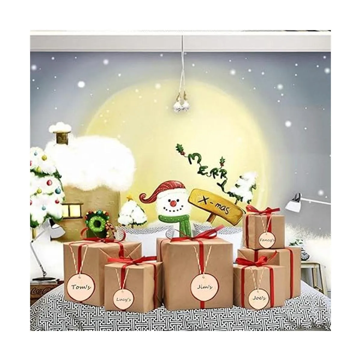 TICIOSH Juego de 50 piezas de cortes madera natural de_2