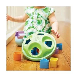 Clasificador de formas Green Toys VerdeAzul_4