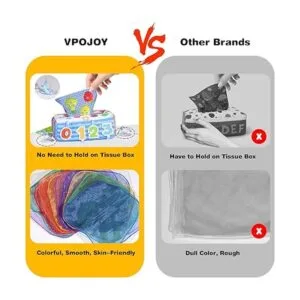 VPOJOY Caja de pañuelos para bebés caja de pañuelos_3